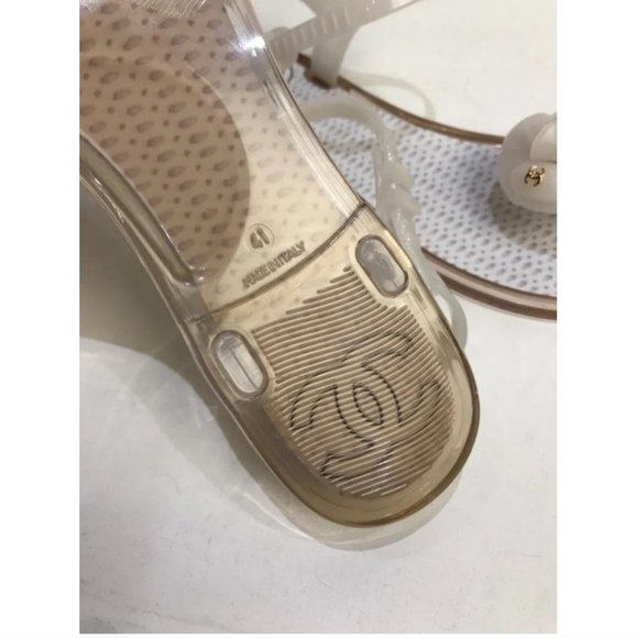 Authentic Chanel Camellia Sandals - Picture 3 of 8